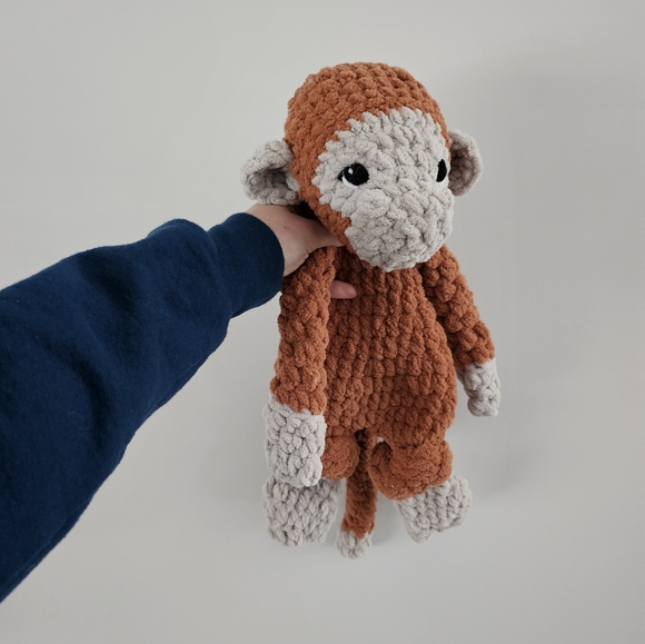 Custom handmade Crochet Monkey Lovey. Made by me! 😍 - Picture 6 of 6